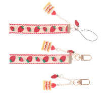 Load image into Gallery viewer, Strawberry Cake Lanyard