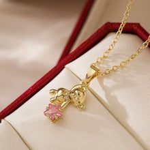 Load image into Gallery viewer, Sweetheart Teddy Pendant Necklace