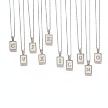Load image into Gallery viewer, Initial Block Pendant