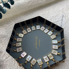 Load image into Gallery viewer, Initial Block Pendant