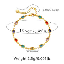 Load image into Gallery viewer, Oval Gem Bracelet