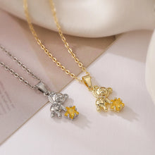 Load image into Gallery viewer, Sweetheart Teddy Pendant Necklace