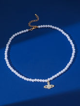 Load image into Gallery viewer, Pearl Planet Necklace
