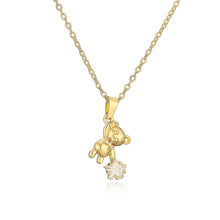 Load image into Gallery viewer, Sweetheart Teddy Pendant Necklace