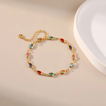 Load image into Gallery viewer, Oval Gem Bracelet