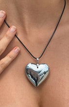 Load image into Gallery viewer, Punk Glass Love Heart Pendant Necklaces

