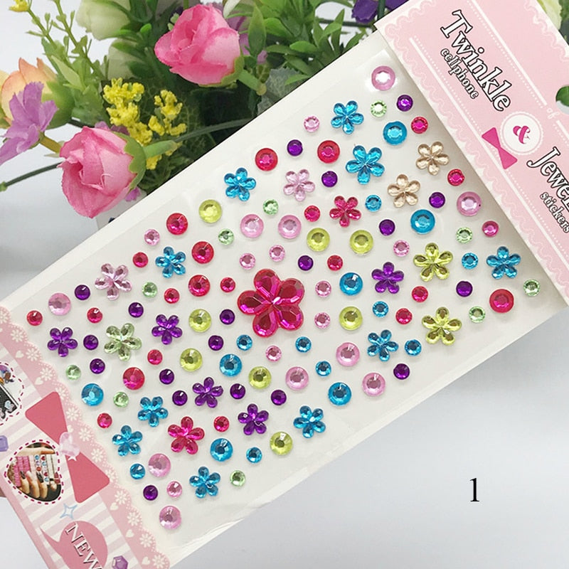 Floral Gem Stickers