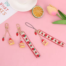 Load image into Gallery viewer, Strawberry Cake Lanyard
