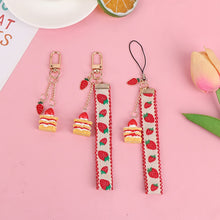 Load image into Gallery viewer, Strawberry Cake Lanyard
