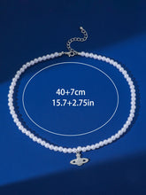 Load image into Gallery viewer, Pearl Planet Necklace
