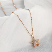 Load image into Gallery viewer, Starfish Pearl Necklace
