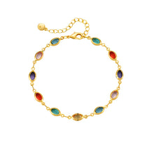 Load image into Gallery viewer, Oval Gem Bracelet
