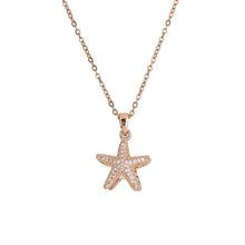 Load image into Gallery viewer, Starfish Pearl Necklace
