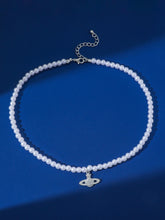 Load image into Gallery viewer, Pearl Planet Necklace
