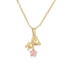 Load image into Gallery viewer, Sweetheart Teddy Pendant Necklace
