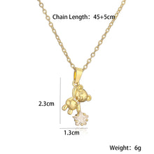 Load image into Gallery viewer, Sweetheart Teddy Pendant Necklace
