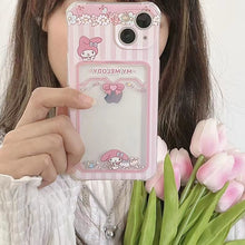 Load image into Gallery viewer, Sanrio Hello Kitty and Friends Card Pocket IPhone Case
