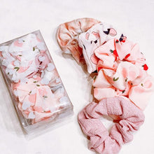 Load image into Gallery viewer, 5 Set Kawaii Scrunchies
